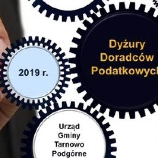 Dyżury doradców podatkowych w Urzędzie Gminy Tarnowo Podgórne - 2019 r. 