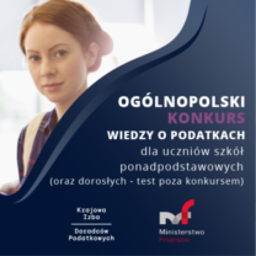 Ogólnopolski Konkurs Wiedzy o Podatkach - 23.06.2021 r.