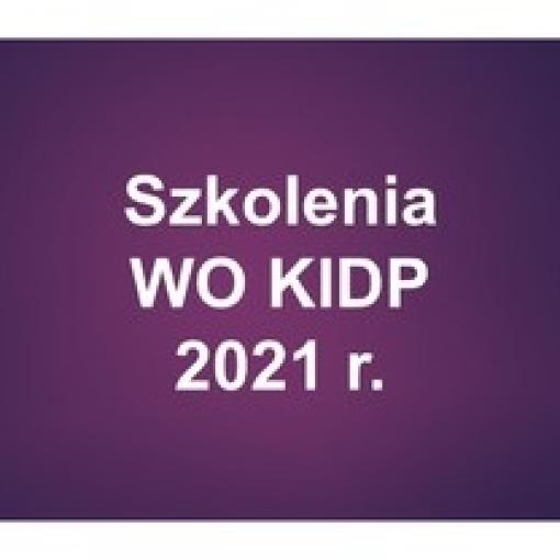 Szkolenia WO KIDP - 2021 r.