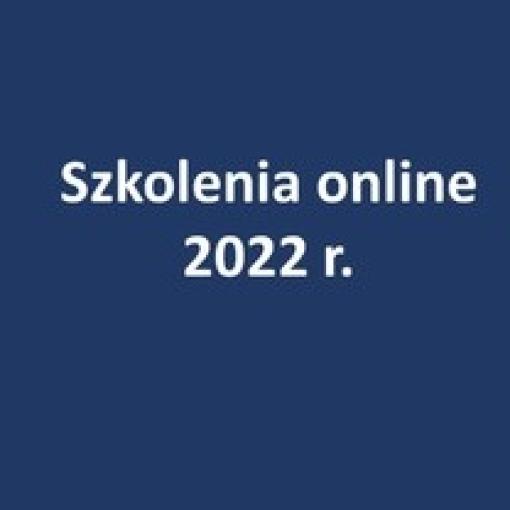 Szkolenia online WO KIDP - 2022 r.