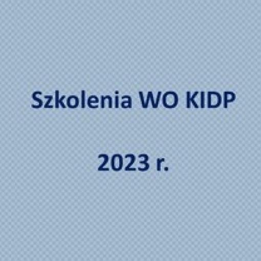 Szkolenia na 2023 r. 